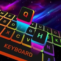 أيقونة Neon LED لوحة مفاتيح: إيموجي